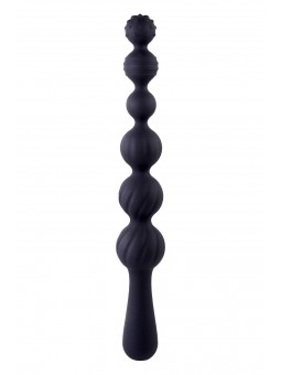 NMC 9 INCH RIBBED SILICONE ANAL BALL BEA
