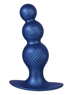 NMC 5 INCH SILICONE ANAL PLUG IN METALLI 2