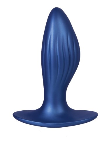 NMC 4.5 INCH SILICONE ANAL PLUG METALLIC