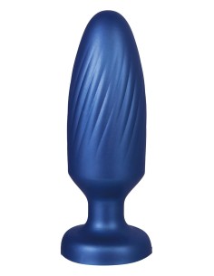 NMC 4 INCH SILICONE ANAL PLUG METALLIC B 2