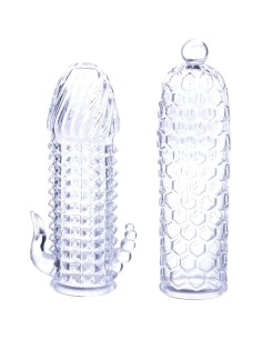 NMC 2 SEDUCTIVE TICKLER SLEEVES SET CLEA 2