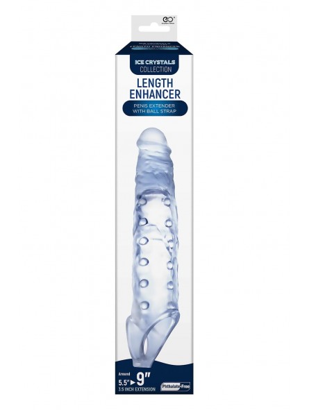 NMC 9 INCH TPE TRANSPARENT PENIS LENGTH