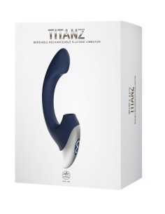 NMC SILICONE RECHARGEABLE VIBRATOR BLUE