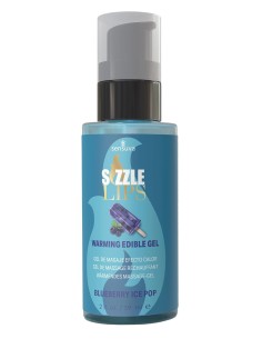 SENSUVA SIZZLE LIPS WARMING GEL BLUEBERR