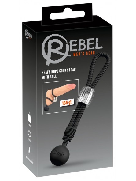 Rebel Heavy Rope Cock w Ball
