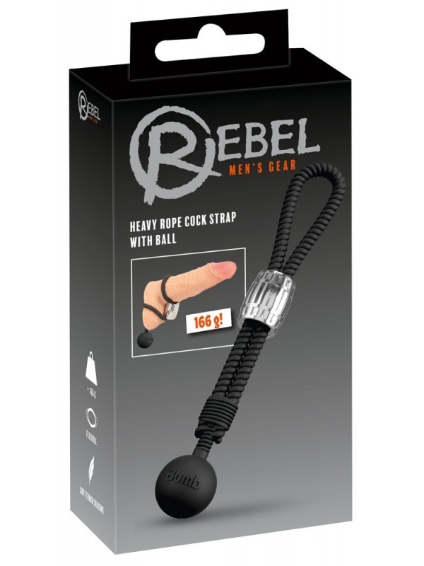 Rebel Heavy Rope Cock w Ball