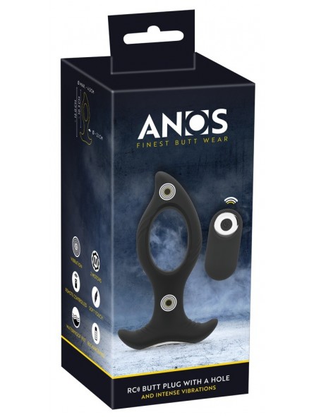 ANOS RC Butt plug with hole
