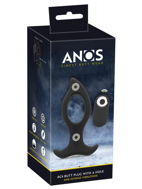 ANOS RC Butt plug with hole