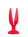 MENZSTUFF FLOWER BUTT PLUG 5INCH RED