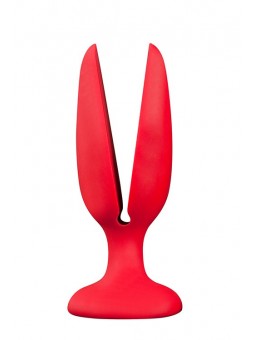 MENZSTUFF FLOWER BUTT PLUG 6INCH RED