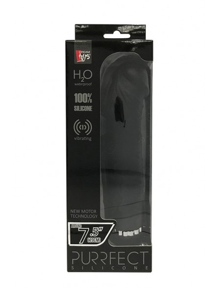 PURRFECT SILICONE DELUXE 7.5INCH BLACK PURRFECT SILICONE DELUXE 7.5INCH BLACK