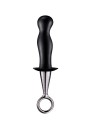 MENZSTUFF ANAL PLUG WITH PLATED HANDLE