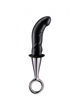 MENZSTUFF ANAL PLUG WITH PLATED HANDLE