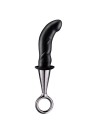 MENZSTUFF ANAL PLUG WITH PLATED HANDLE
