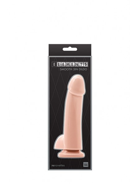 ELEMENTS SMOOTH 5INCH DILDO FLESH