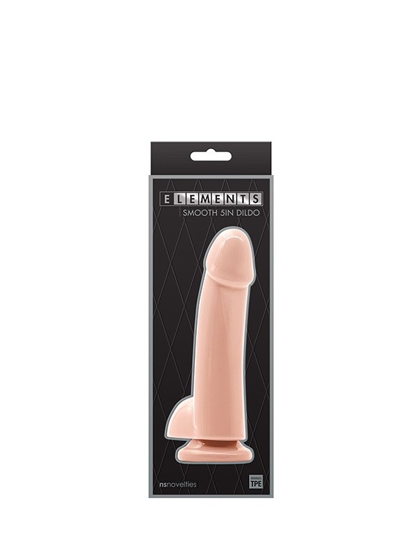 ELEMENTS SMOOTH 5INCH DILDO FLESH