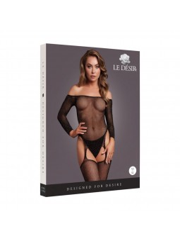 Shimmering Off the Shoulder Bodystocking