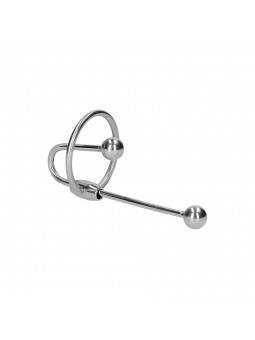 Stainless Steel Penis Plug with Ball - 0