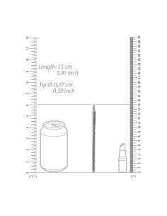 Stainless Steel Ribbed Dilator - 0.3 / 8 2