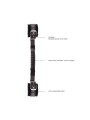 Bonded Leather Hand Cuffs with Handle