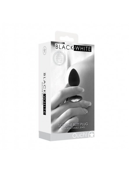 Silicone Butt Plug with Removable Jewelr Silicone Butt Plug with Removable Jewelr