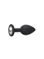 Silicone Butt Plug with Removable Jewelr