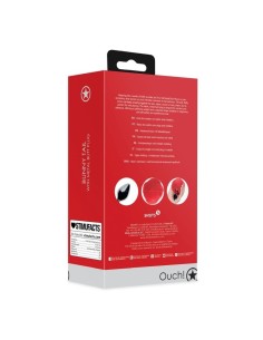 Bunny Tail with Metal Butt Plug - Red 2