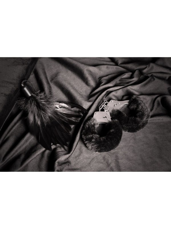 Small Feather Tickler - Black
