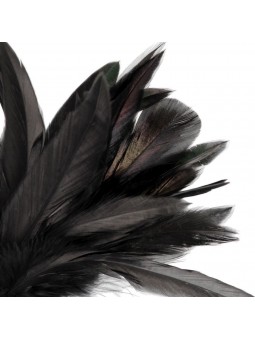 Small Feather Tickler - Black