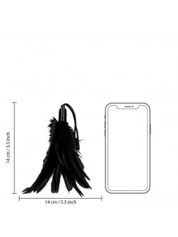 Small Feather Tickler - Black