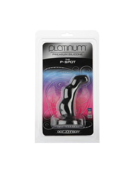 DOC JOHNSON PLAT. SILICONE THE P-SPOT BL acquista online su Porky's Store