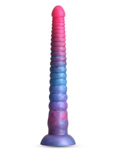 COLOURS STACKED 12 INCH DILDO PINK/BLUE 2