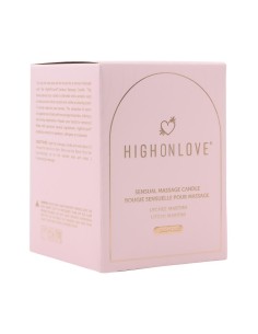 HIGH ON LOVE PINK MASSAGE CANDLE LITCHI