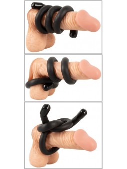 BK bendable cock & ball ring
