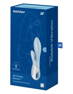 SATISFYER AIR PUMP BUNNY 1 LIGHT BLUE