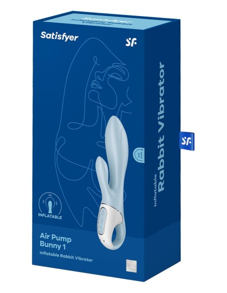 SATISFYER AIR PUMP BUNNY 1 LIGHT BLUE