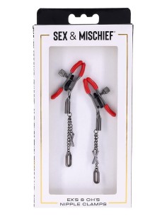 SPORTSHEETS EX'S AND OH'S NIPPLE CLAMPS