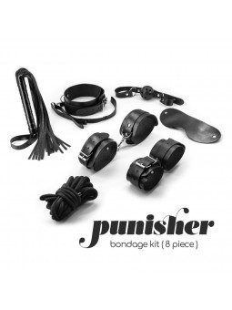 KIT BONDAGE PUNISHER CON 8 PEZZI CRUSHIO