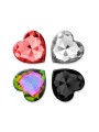 CUORE PLUG ANALE PICCOLO CON 4 GIOIELLI