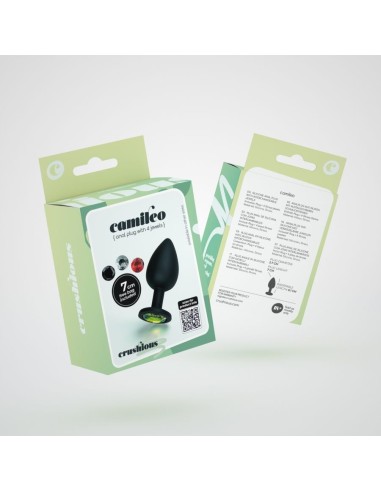 CAMILEO PLUG ANALE PICCOLO CON 4 GIOIELL