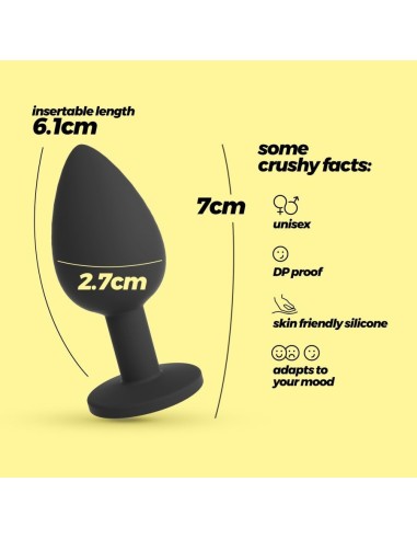 CAMILEO PLUG ANALE PICCOLO CON 4 GIOIELL