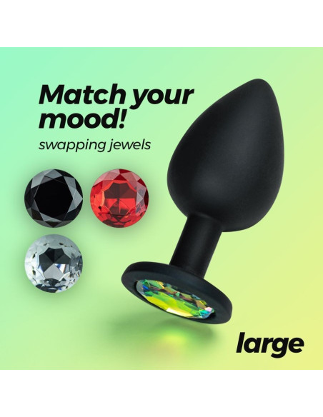 CAMILEO PLUG ANALE GRANDE CON 4 GIOIELLI