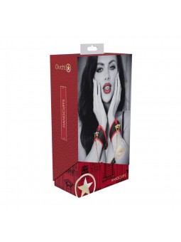 Milan Collection - Handcuffs - Black/Red