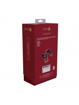 Milan Collection - Handcuffs - Black/Red