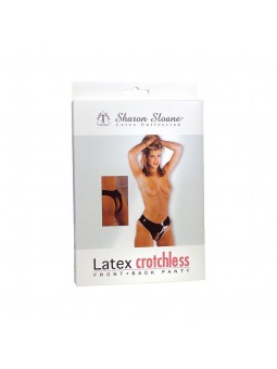 Latex Crotchless Front and...