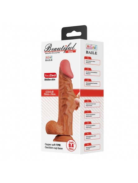 Beautiful Buraq 9,4 " Dildo Brown Beautiful Buraq 9,4 " Dildo Brown