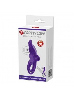 Pretty Love Vibrant Penis Ring Purple