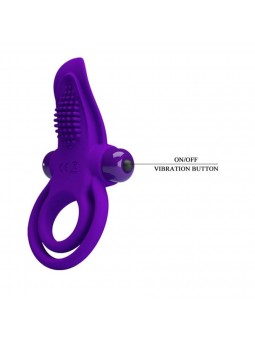 Pretty Love Vibrant Penis Ring Purple