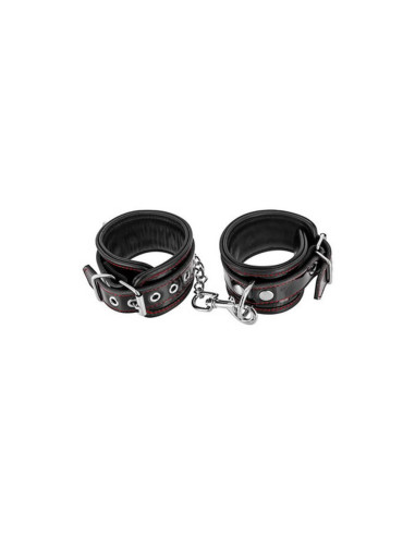MENOTTES POIGNETS CUIR BOVIN BLK - acquista online su Porky's Store