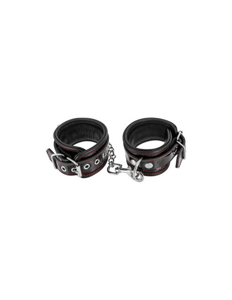 MENOTTES POIGNETS CUIR BOVIN BLK - acquista online su Porky's Store